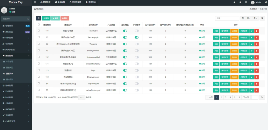 聚合支付系统四方系统游戏话费PDD免签支付小微进件支付-观玄源码